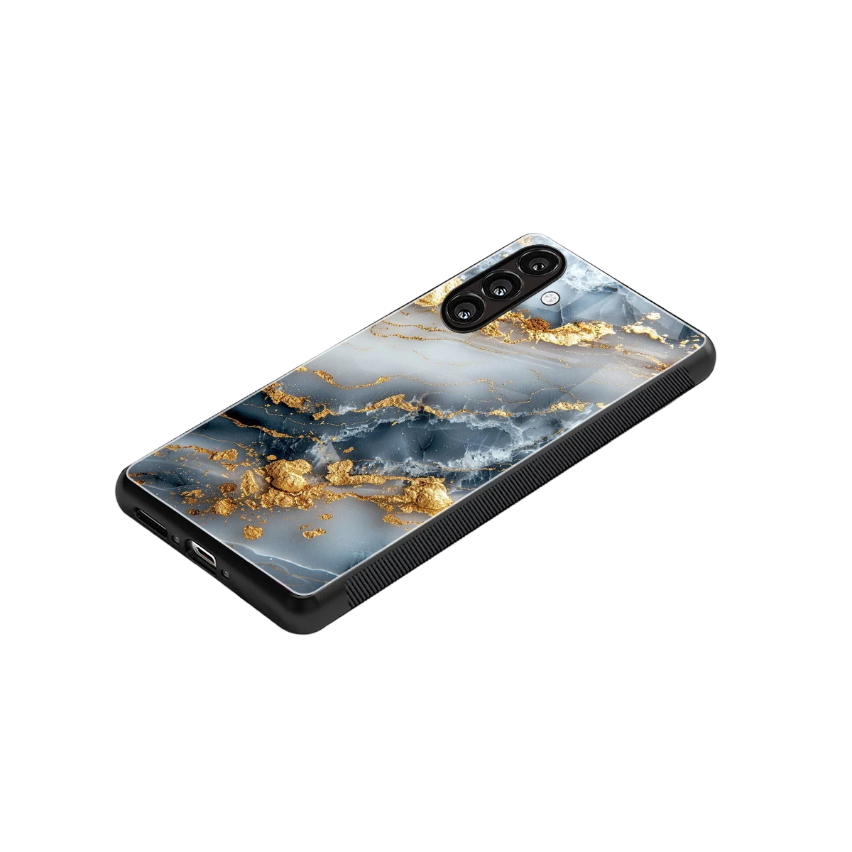Celestial Marble stylish phone case for samsung galaxy a55 5g | glossy glass and slim fit