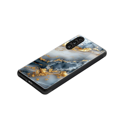 Celestial Marble stylish phone case for samsung galaxy a55 5g | glossy glass and slim fit