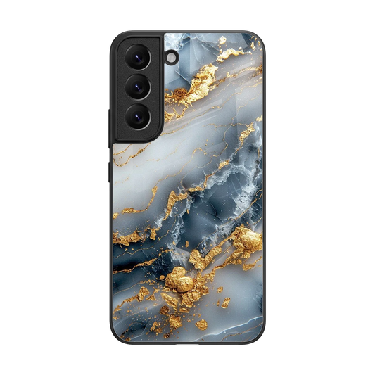 Celestial Marble back phone cover | glass case for samsung galaxy s22