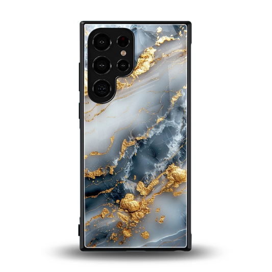 Celestial Marble back phone cover | glass case for samsung galaxy s24 ultra