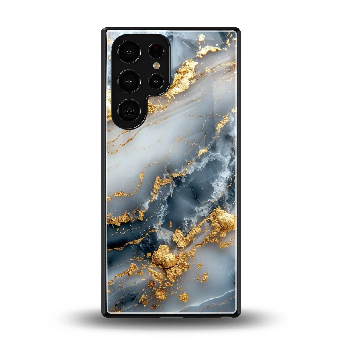 Celestial Marble back phone cover | glass case for samsung galaxy s25 ultra
