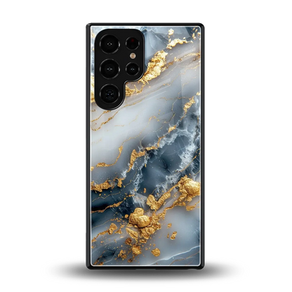 Celestial Marble back phone cover | glass case for samsung galaxy s25 ultra