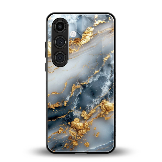 Celestial Marble back phone cover | glass case for samsung galaxy s24 plus