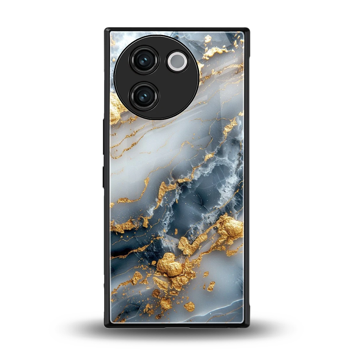 Celestial Marble back phone cover | glass case for vivo v30e