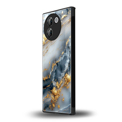 Celestial Marble vivo v30e mobile cover | shockproof glass phone case