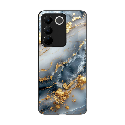Celestial Marble back phone cover | glass case for vivo v27 5g