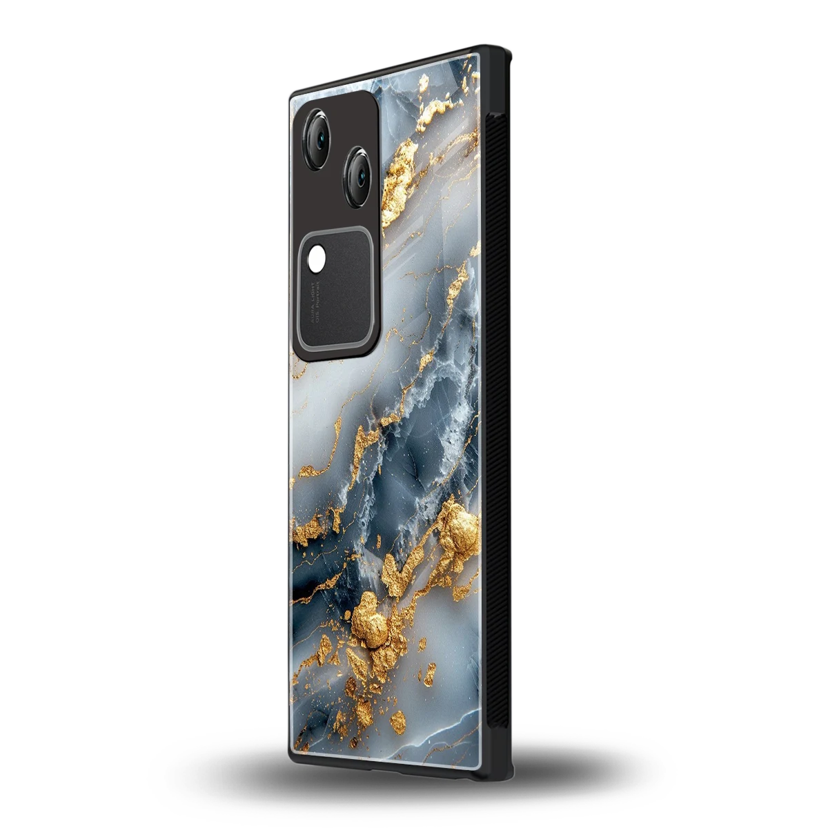 Celestial Marble vivo v30 mobile cover | shockproof glass phone case