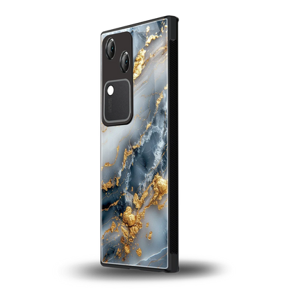 Celestial Marble vivo v30 mobile cover | shockproof glass phone case