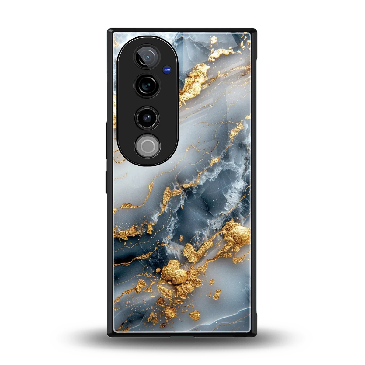 Celestial Marble back phone cover | glass case for vivo v40 pro