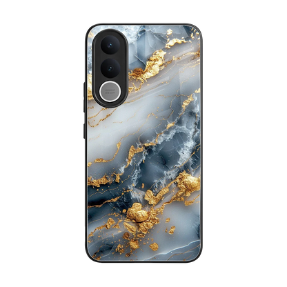 Celestial Marble back phone cover | glass case for vivo v70 fe