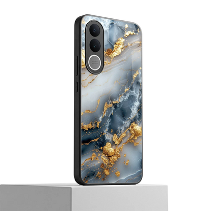 Celestial Marble vivo v70 fe mobile cover | shockproof glass phone case