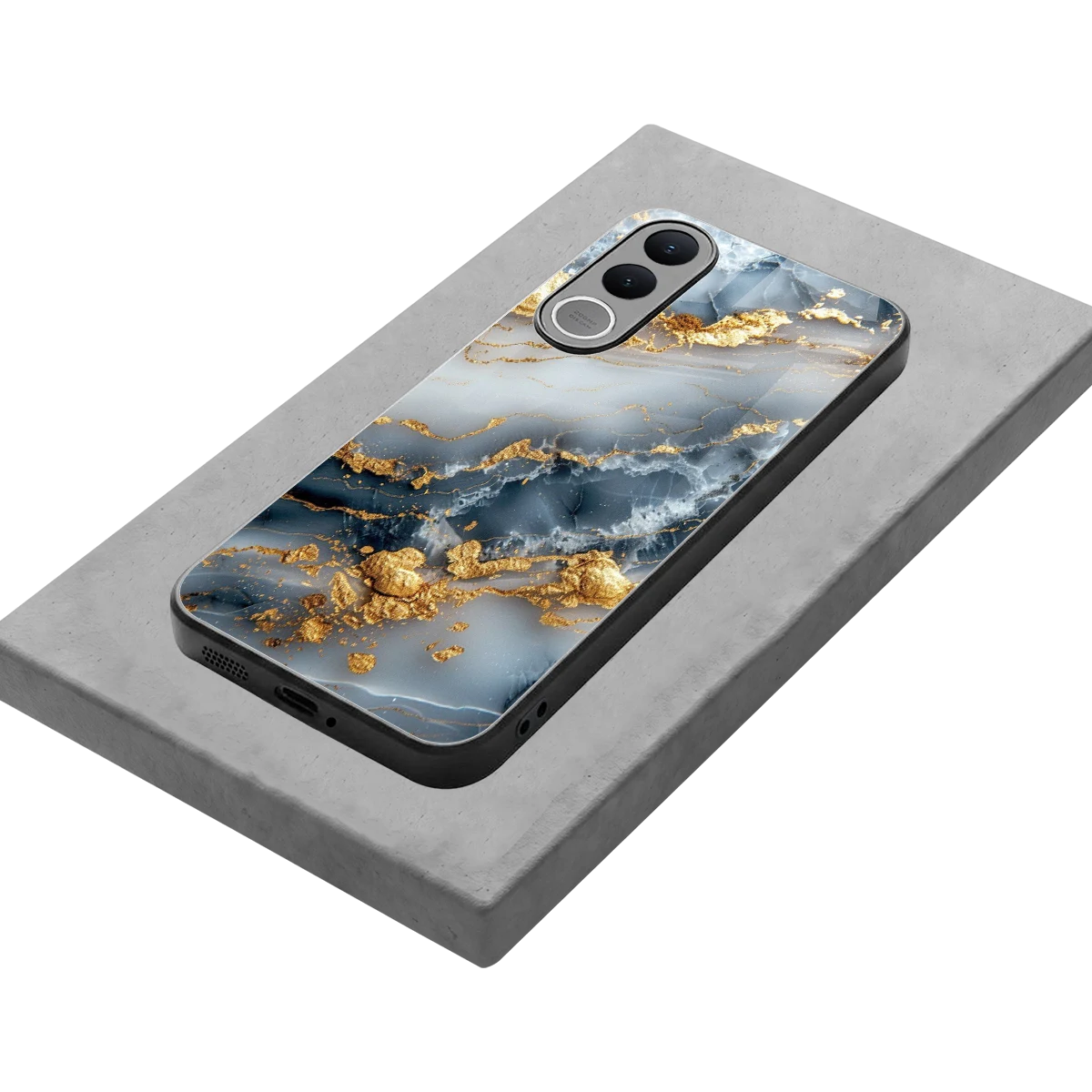 Celestial Marble stylish phone case for vivo v70 fe | glossy glass and slim fit
