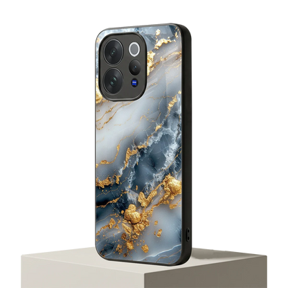 Celestial Marble vivo v70 mobile cover | shockproof glass phone case