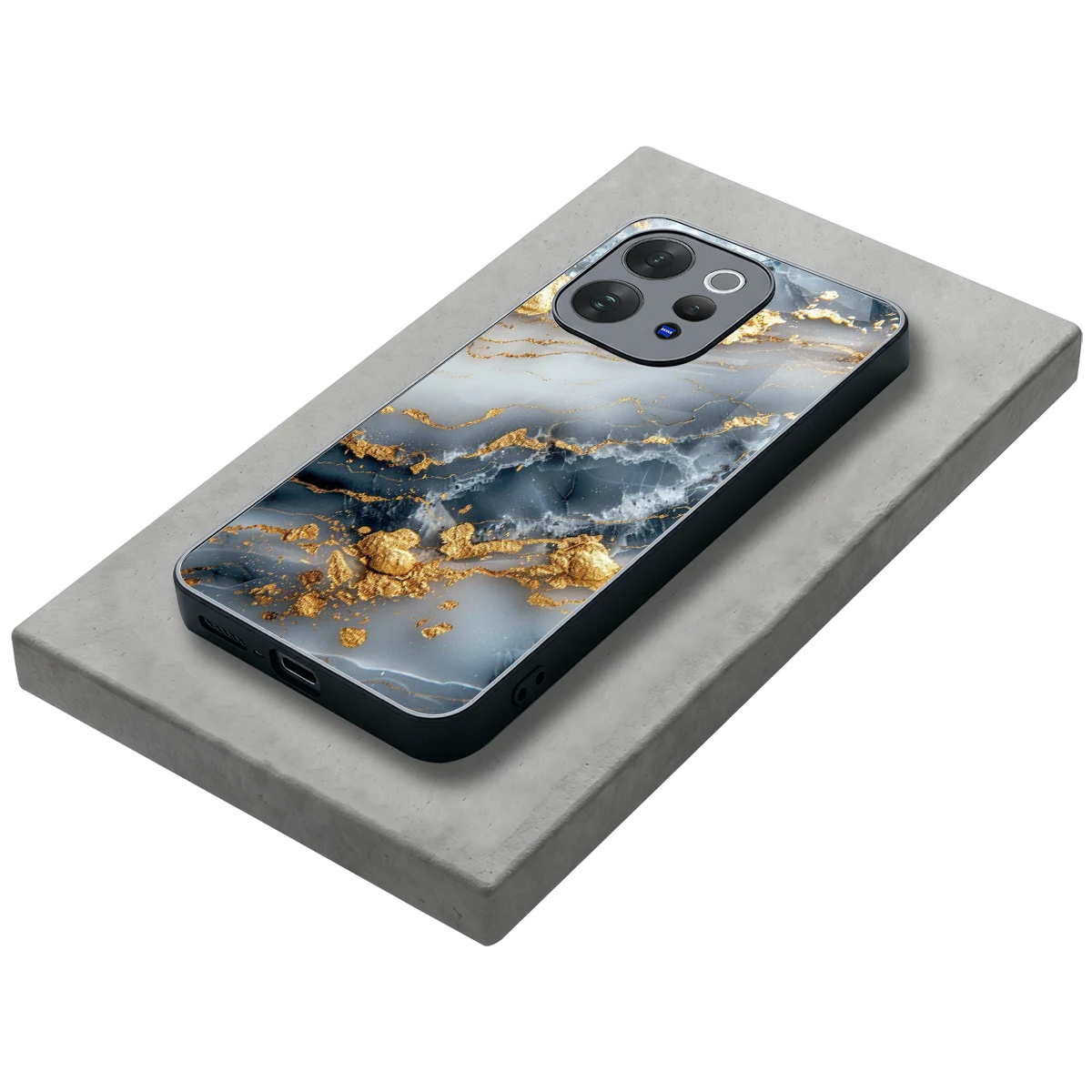Celestial Marble stylish phone case for vivo v70 | glossy glass and slim fit