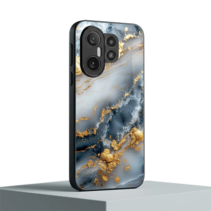 Celestial Marble vivo x200 fe mobile cover | shockproof glass phone case