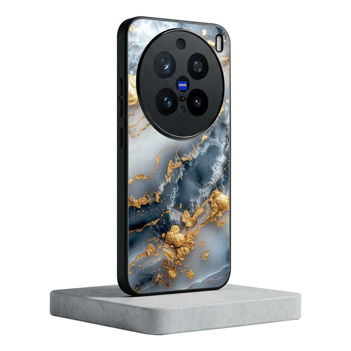 Celestial Marble vivo x200 pro mobile cover | shockproof glass phone case