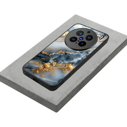 Celestial Marble stylish phone case for vivo x200 pro | glossy glass and slim fit