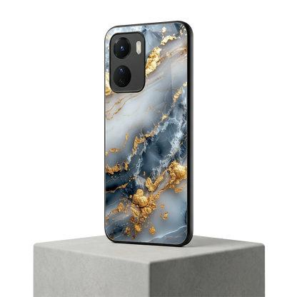 Celestial Marble vivo y16 mobile cover | shockproof glass phone case