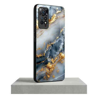 Celestial Marble redmi note 11 pro mobile cover | shockproof glass phone case