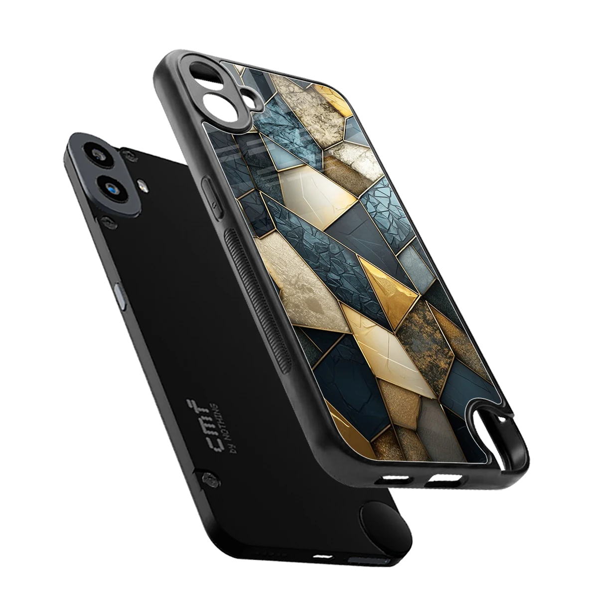 Celestial Stone sleek cmf nothing phone 1 cover with tempered glass back and TPU edges
