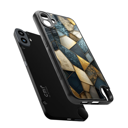 Celestial Stone sleek cmf nothing phone 1 cover with tempered glass back and TPU edges