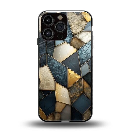 Celestial Stone back phone cover | glass case for iphone 15 pro max