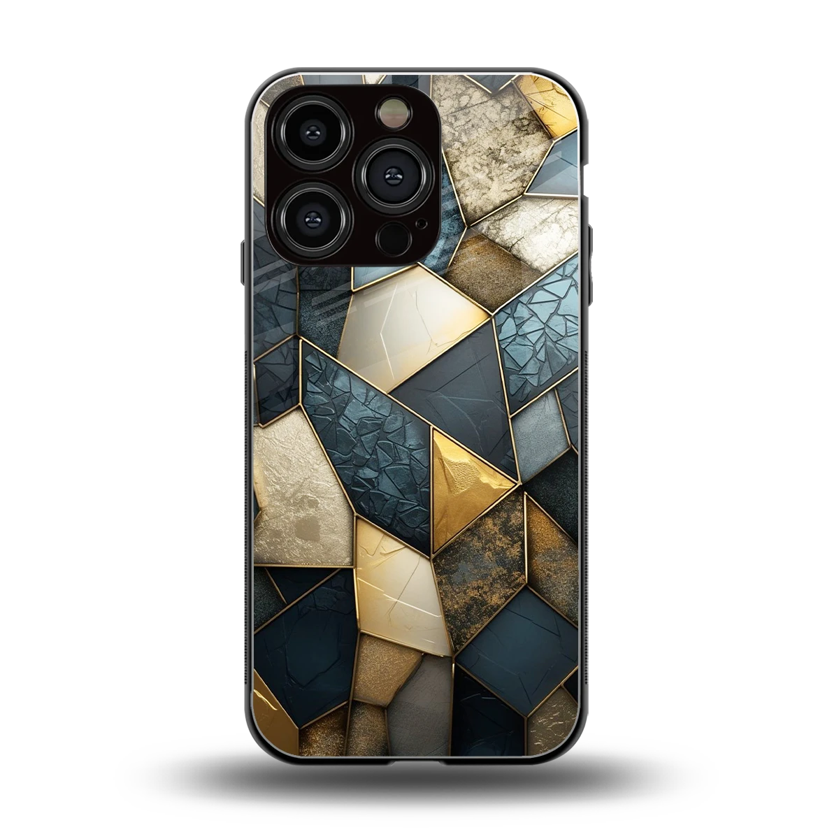 Celestial Stone back phone cover | glass case for iphone 16 pro