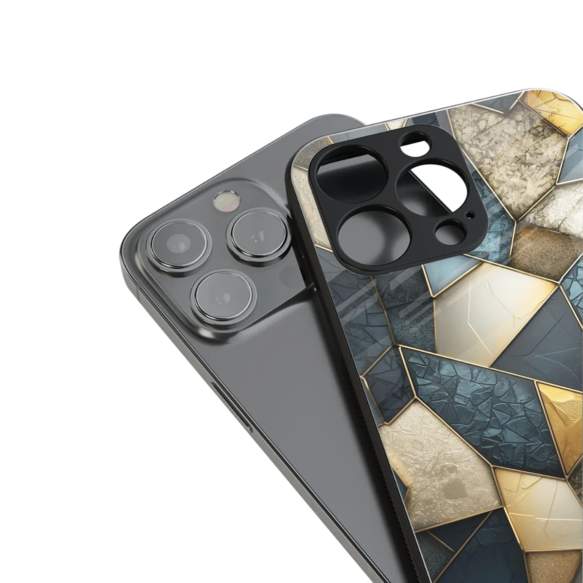 Celestial Stone stylish phone case for iphone 13 pro | glossy glass and slim fit