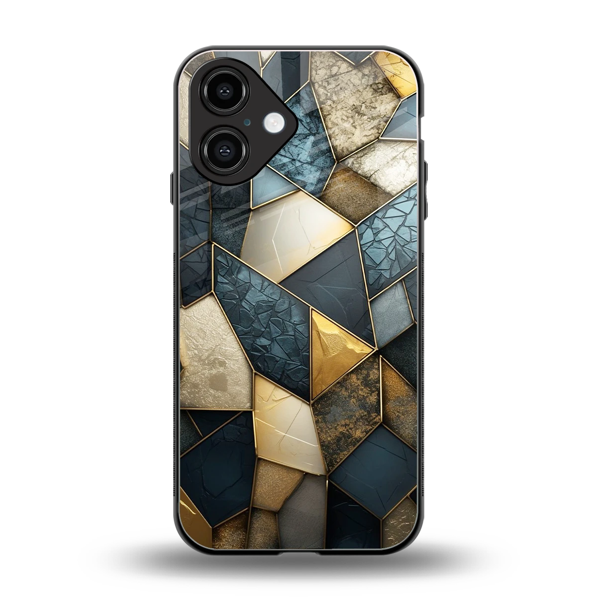 Celestial Stone back phone cover | glass case for iphone 16
