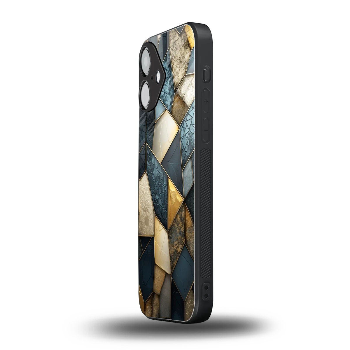 Celestial Stone iPhone 16 mobile cover | shockproof glass phone case