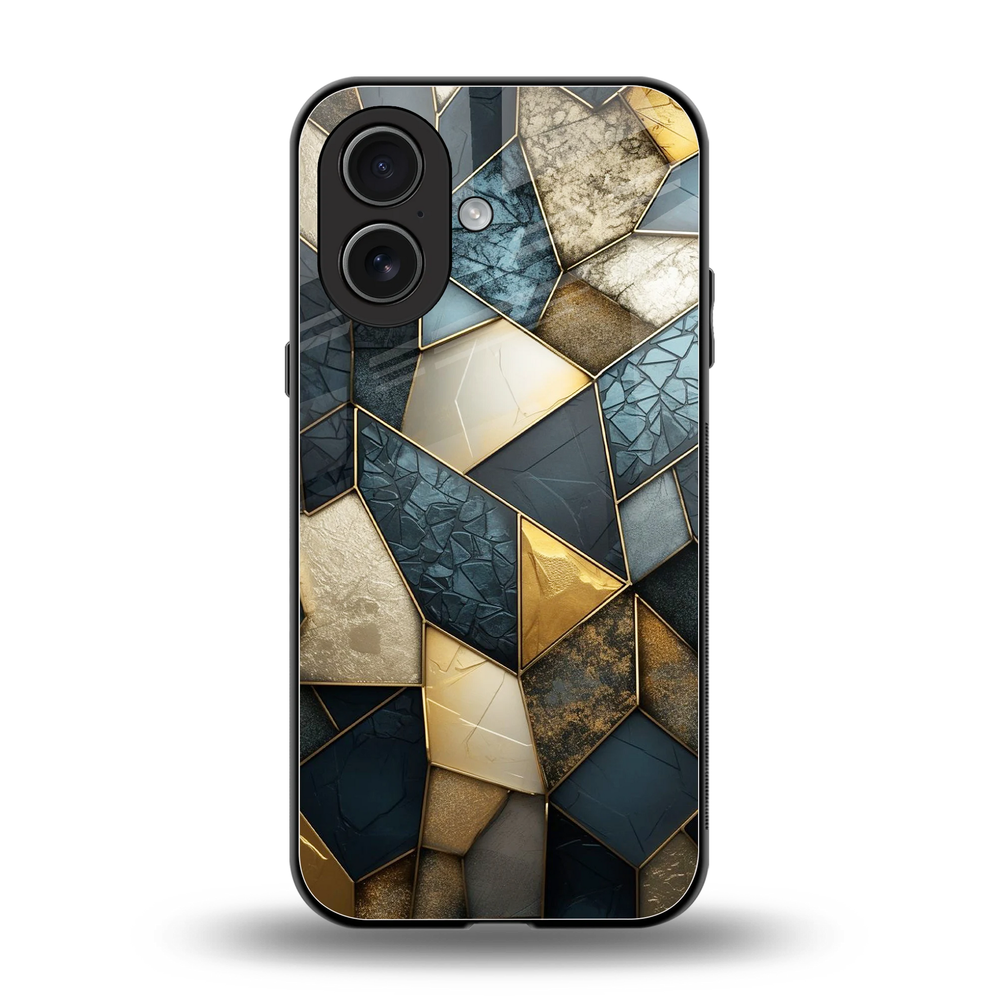 Celestial Stone back phone cover | glass case for iphone 17