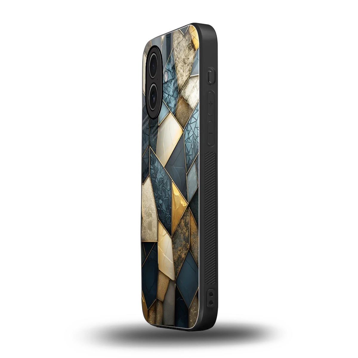 Celestial Stone iphone 17 mobile cover | shockproof glass phone case