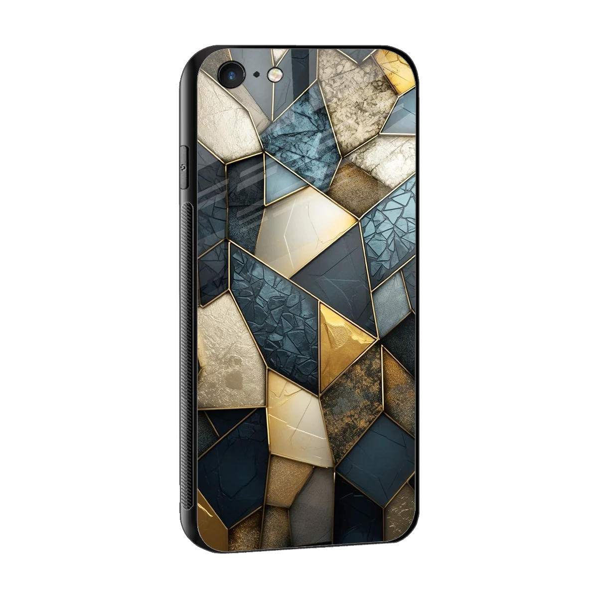 Celestial Stone sleek iphone 6s plus cover with tempered glass back and TPU edges