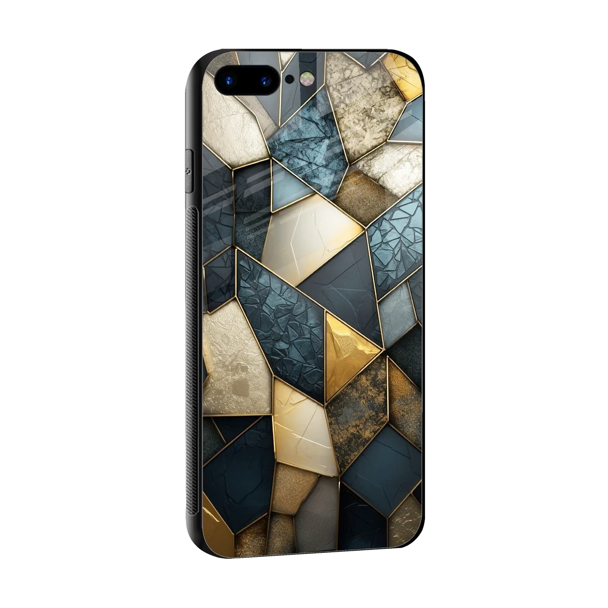 Celestial Stone sleek iphone 8 plus cover with tempered glass back and TPU edges