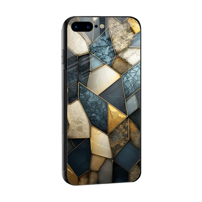 Celestial Stone sleek iphone 8 plus cover with tempered glass back and TPU edges