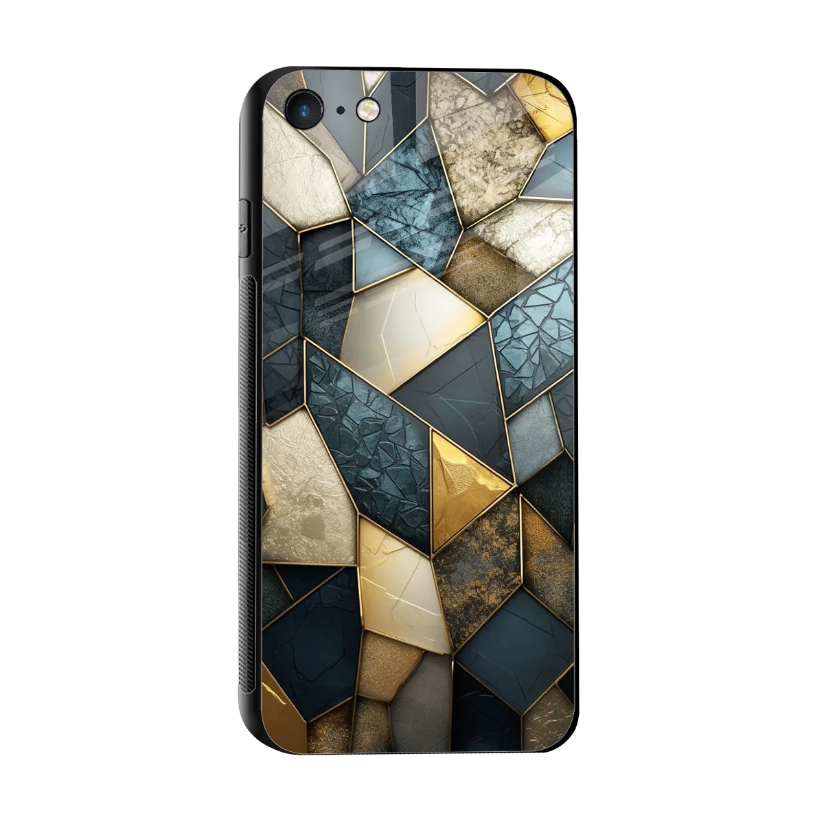 Celestial Stone sleek iphone 7 cover with tempered glass back and TPU edges