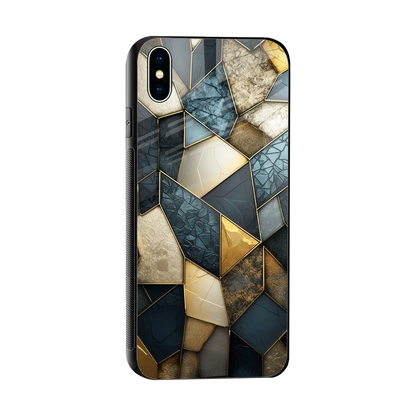 Celestial Stone sleek iphone xs max cover with tempered glass back and TPU edges