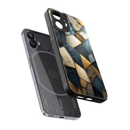 Celestial Stone sleek nothing phone 2 cover with tempered glass back and TPU edges
