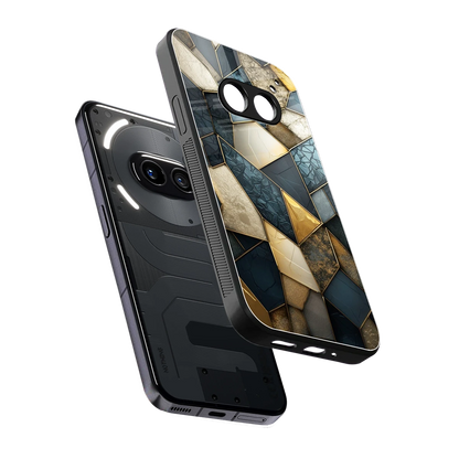 Celestial Stone sleek nothing phone 2a cover with tempered glass back and TPU edges