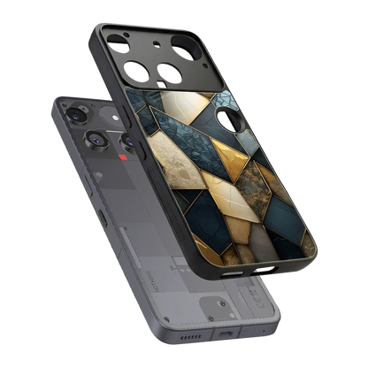 Celestial Stone sleek nothing phone 3 cover with tempered glass back and TPU edges