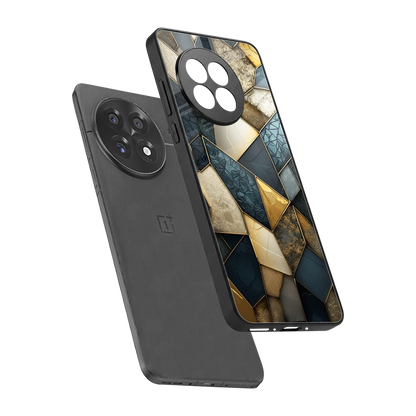 Celestial Stone sleek oneplus 13r cover with tempered glass back and TPU edges