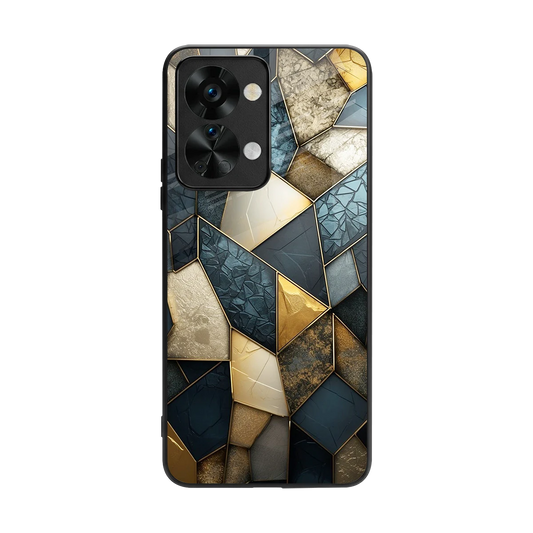 Celestial Stone back phone cover | glass case for oneplus nord 2t
