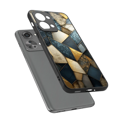 Celestial Stone sleek oneplus nord 2t cover with tempered glass back and TPU edges