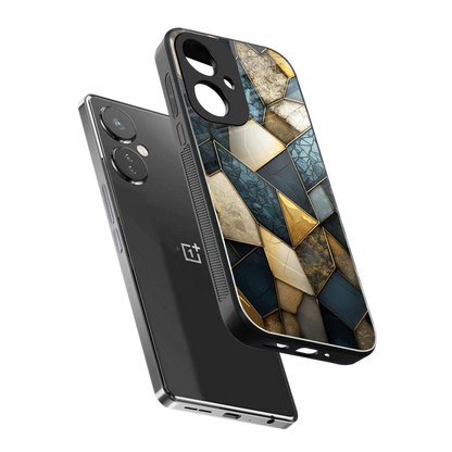 Celestial Stone sleek oneplus nord ce 3 cover with tempered glass back and TPU edges