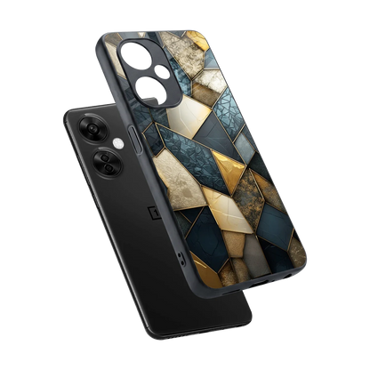 Celestial Stone sleek oneplus nord ce 3 lite cover with tempered glass back and TPU edges