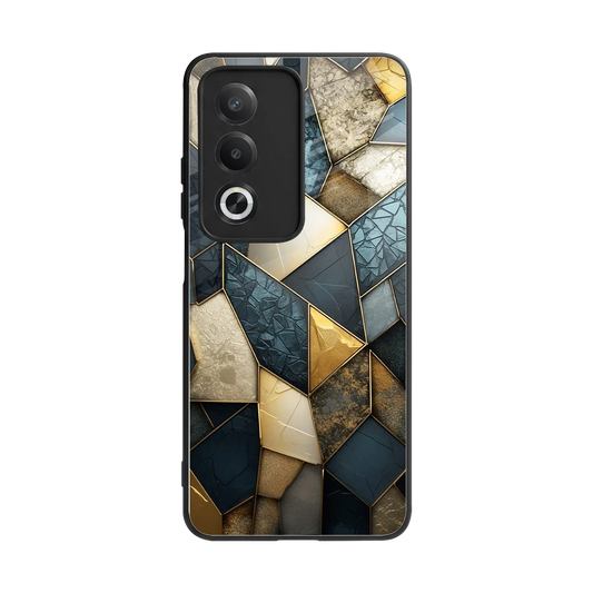 Celestial Stone back phone cover | glass case for oppo a3 pro