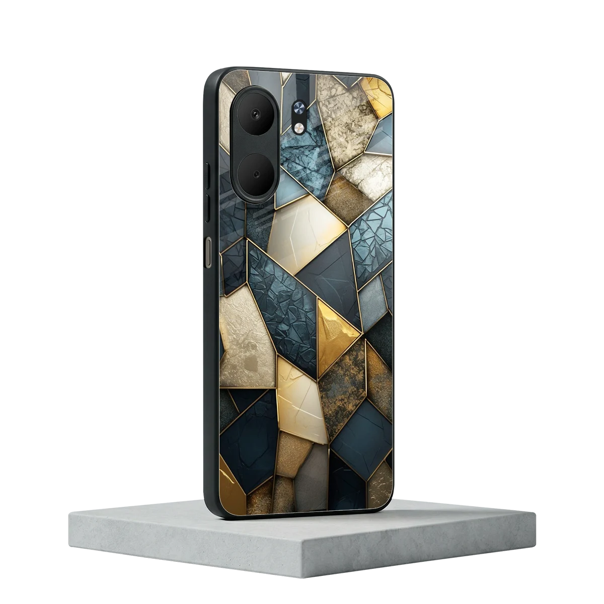 Celestial Stone oppo a5x 5g mobile cover | shockproof glass phone case