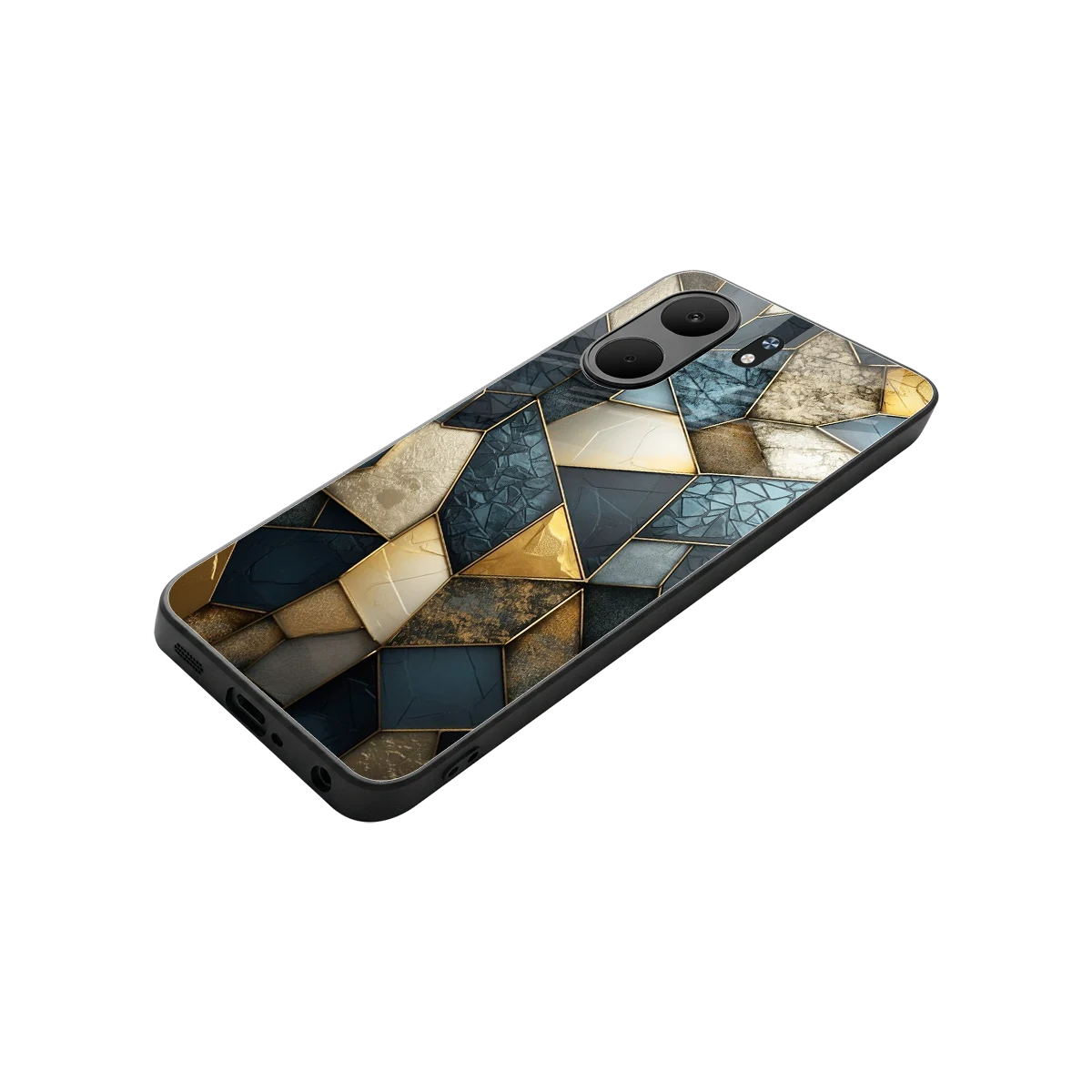 Celestial Stone stylish phone case for oppo a5x 5g | glossy glass and slim fit