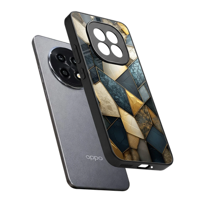 Celestial Stone sleek oppo f29 pro 5g cover with tempered glass back and TPU edges