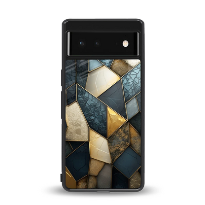 Celestial Stone back phone cover | glass case for google pixel 6a